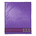 Alternate image 0 for Sigma Sigma Sigma Greek Sorority Throw Blanket in Purple