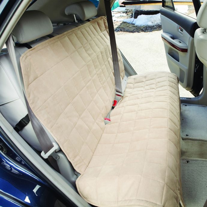Sure Fit® Waterproof Soft Suede Bench Seat Cover | Bed Bath & Beyond