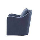 Alternate image 7 for Madison Park&trade; Polyester Swivel Brianne Chair in Navy