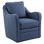Alternate image 0 for Madison Park&trade; Polyester Swivel Brianne Chair in Navy