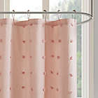 Alternate image 1 for Urban Habitat Brooklyn Jacquard Shower Curtain in Pink