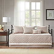 Madison Park Breanna 6-Piece Cotton Daybed Cover Set in Khaki