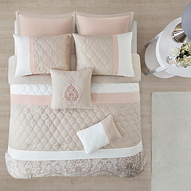 510 Design Shawnee 8-Piece King Comforter Set in Blush. View a larger version of this product image.