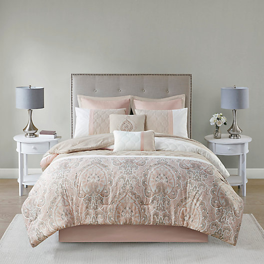 Seafoa King Size Details about   510 DESIGN Shawneel 8 Piece Bedding Comforter Set for Bedroom 