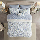 Alternate image 3 for Madison Park Essentials Sofia 8-Piece Reversible Queen Comforter Set in Blue