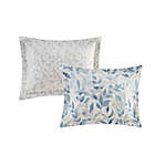 Alternate image 5 for Madison Park Essentials Sofia 8-Piece Reversible Queen Comforter Set in Blue