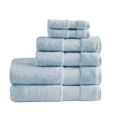 baby blue towels