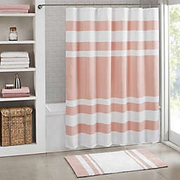 Madison Park Spa Waffle Shower Curtain with 3M Treatment