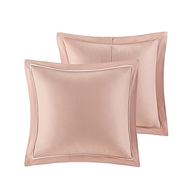 Madison Park&reg; Dawn 9-Piece Queen Comforter Set in Blush. View a larger version of this product image.