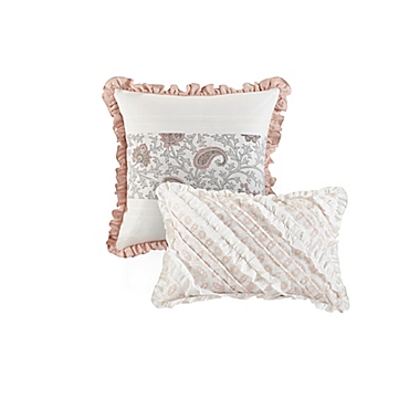 Madison Park&reg; Dawn 9-Piece King Comforter Set in Blush. View a larger version of this product image.