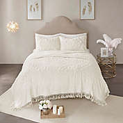 Madison Park Laetitia Tufted Chenille 2-Piece Twin/Twin XL Coverlet Set in Ivory