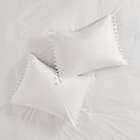 Alternate image 5 for Madison Park Lillian 2-Piece Twin Duvet Cover Set in Ivory