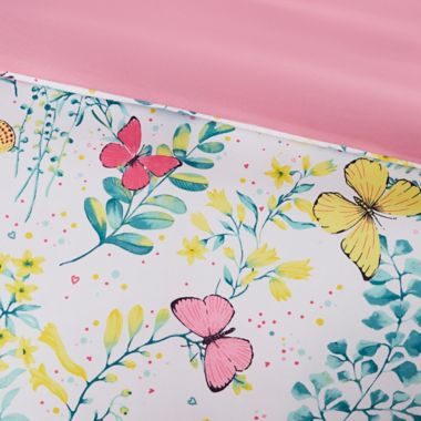 Mi Zone Kids Cynthia Printed Butterfly Comforter Set. View a larger version of this product image.