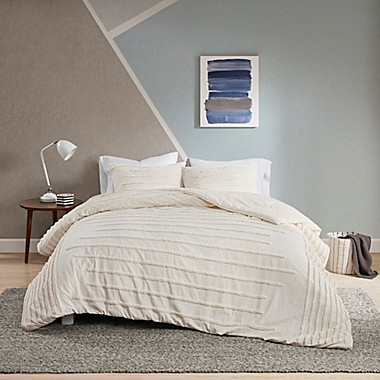 Urban Habitat&trade; Mercer 3-Piece King/California King Duvet Cover Set in Ivory. View a larger version of this product image.