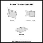Alternate image 13 for Intelligent Design Lillie 5-Piece Full/Queen Duvet Cover Set in Ivory/Gold