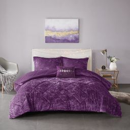 Intelligent Design Felicia 3-Piece Twin/Twin XL Comforter Set in Purple
