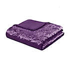 Alternate image 6 for Intelligent Design Felicia 4-Piece Full/Queen Duvet Cover Set in Purple