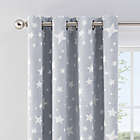Alternate image 2 for Marmalade&amp;trade; Twinkle Grommet 100% Blackout Window Curtain Panel in Grey (Single)