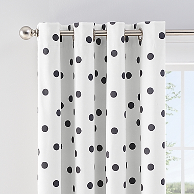 Marmalade&amp;trade; Sutton Grommet 100% Blackout Window Curtain Panel in Black/White (Single). View a larger version of this product image.