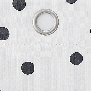 Marmalade&trade; Sutton 95-Inch Grommet 100% Blackout Curtain Panel in Black/White (Single). View a larger version of this product image.