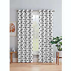 Alternate image 0 for Marmalade&amp;trade; Sutton Grommet 100% Blackout Window Curtain Panel in Black/White (Single)