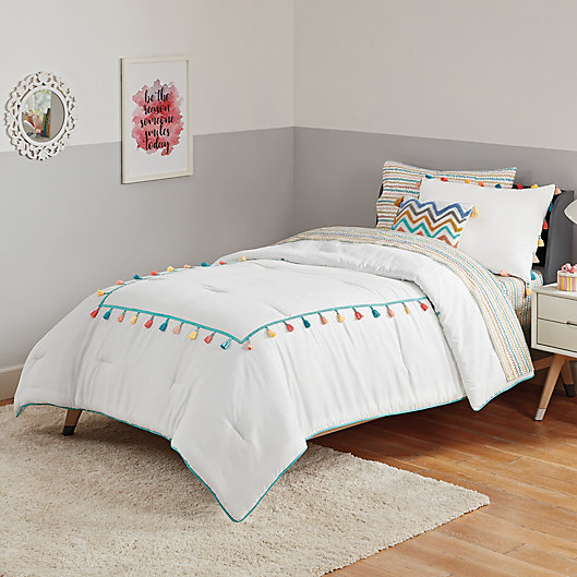 Marmalade Dalia 5-Piece Twin Comforter Set (White)