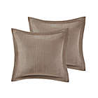 Alternate image 3 for Madison Park&reg; Signature Grace 9-Piece Geometric Jacquard King Comforter Set in Taupe