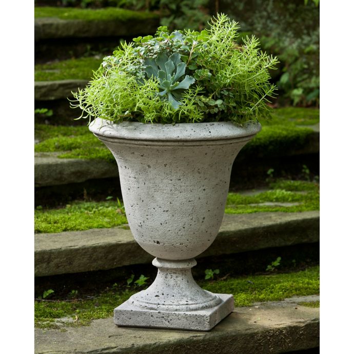 Campania Linwood Urn Planter in Alpine Stone Bed Bath and Beyond Canada