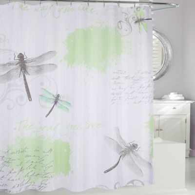 dragonfly shower curtain