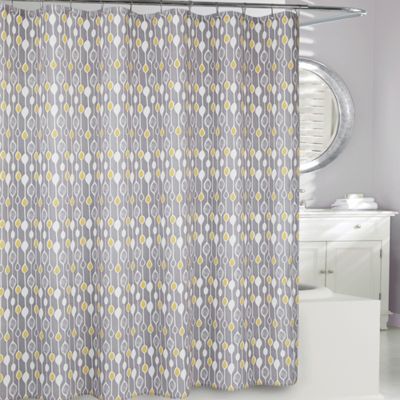 Style Lounge Huntley Shower Curtain 72in x 72in GREY 