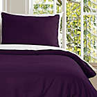 Alternate image 0 for Clean Living Water Resistant Twin Duvet Cover Set in Fig