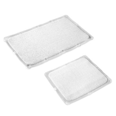 clear rubber bath mat