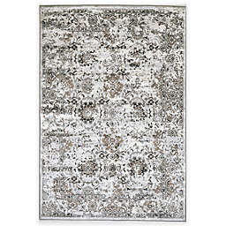 W Home 5-Foot 3-Inch x 7-Foot 7-Inch Area Rug in Grey/Ivory