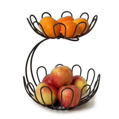 Spectrum&trade; Bloom&trade; Arched 2-Tier Fruit Server