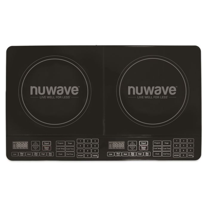 Nuwave Double Precision Induction Cooktop In Black Bed Bath