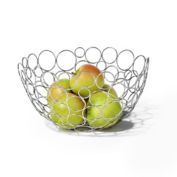 Spectrum Circle Shapes&trade; Chrome Fruit Bowl