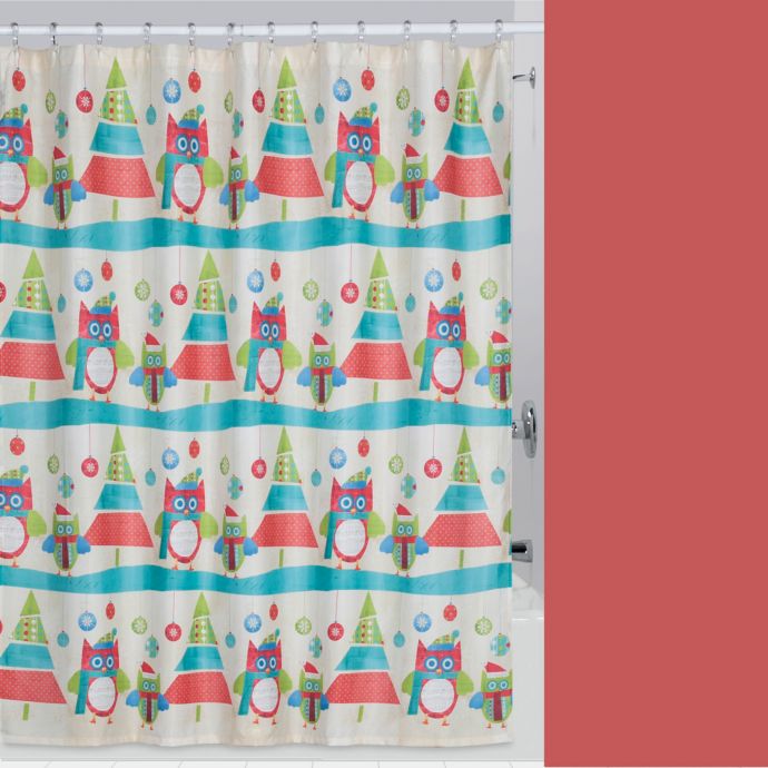Holiday Owls Shower Curtain Bed Bath And Beyond Canada