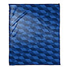 Alternate image 0 for Checkered Abstract Throw Blanket in Blue