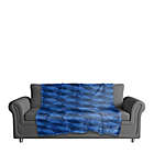 Alternate image 1 for Checkered Abstract Throw Blanket in Blue