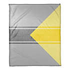 Alternate image 0 for Simple Throw Blanket in Grey/Yellow