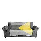 Alternate image 1 for Simple Throw Blanket in Grey/Yellow