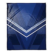Deco Color Block Throw Blanket in Navy