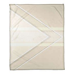 Balance Pattern Throw Blanket in Ivory/Cream