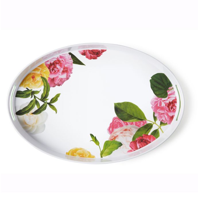 kate spade new york Patio Floral Serving Tray | Bed Bath ...