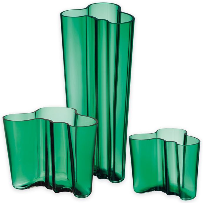 Iittala Alvar Aalto Finlandia Vase In Emerald Bed Bath Beyond