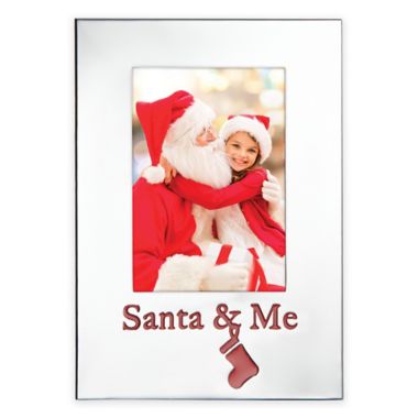 Lenox&reg; Countdown Til Christmas Santa & Me 9.5-Inch Frame. View a larger version of this product image.