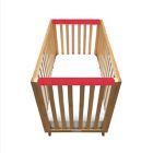 Alternate image 2 for Go Mama Go 30-Inch x 6-Inch Cotton Couture Teething Guards in Navy/Red (Set of 2)