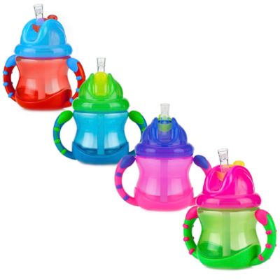 Nuby 2 Handle Flip N Sip Straw Cup Bed Bath Beyond