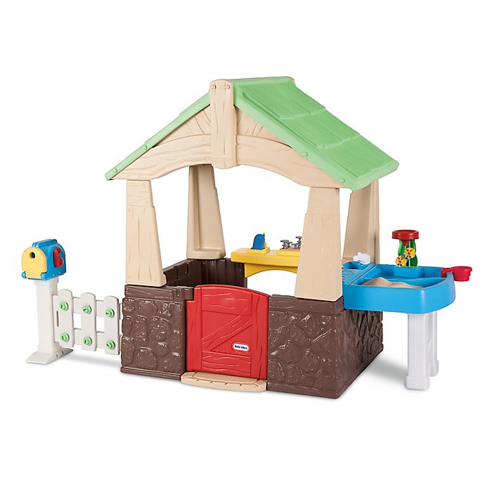 Little Tikes Deluxe Home Garden Playhouse Buybuy Baby