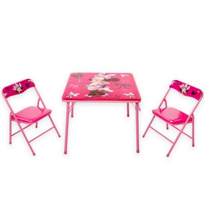 kids minnie mouse table and chairs